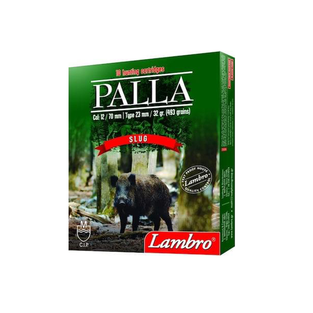 Lambro Palla Slug Φυσίγγια cal12 70mm 32gr 10τμχ Μονόβολο