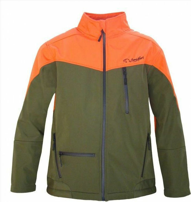 Benisport 2740 Softshell Μπουφάν Πράσινο-Πορτοκαλί