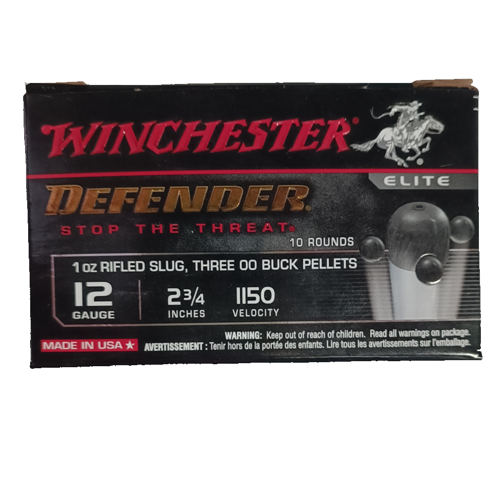 Winchester Defender Stop The Threat Φυσίγγια cal12 70mm 10τμχ Μονόβολα 3+1