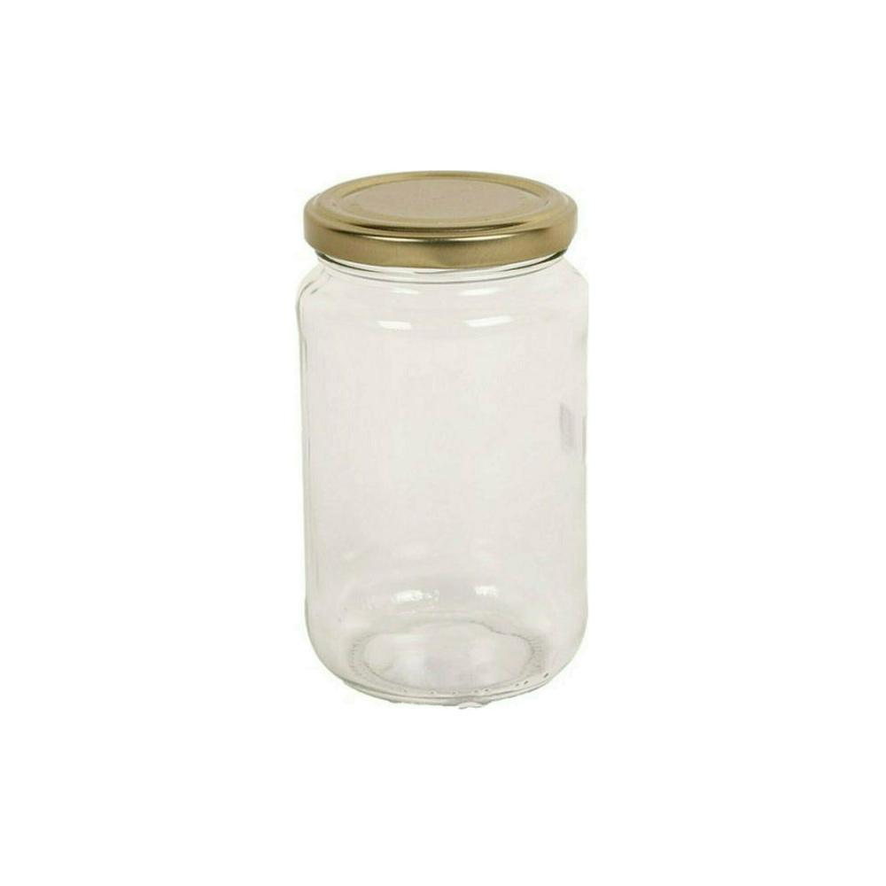 Βάζο 30563 Γυάλινο με Καπάκι 720ml 12τμχ