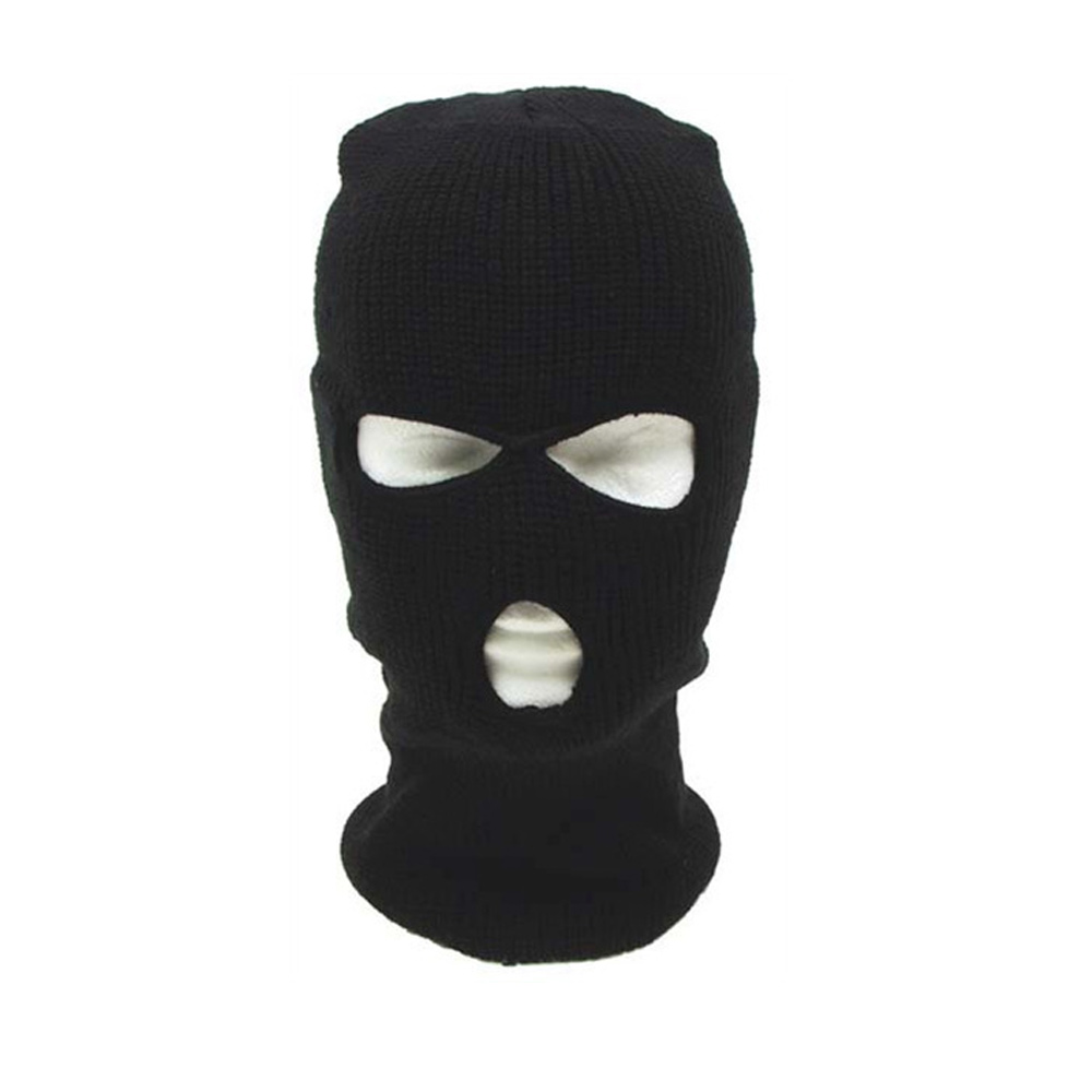 A&K 2509 Σκούφος Full Face 2 Οπές One Size Μαύρο