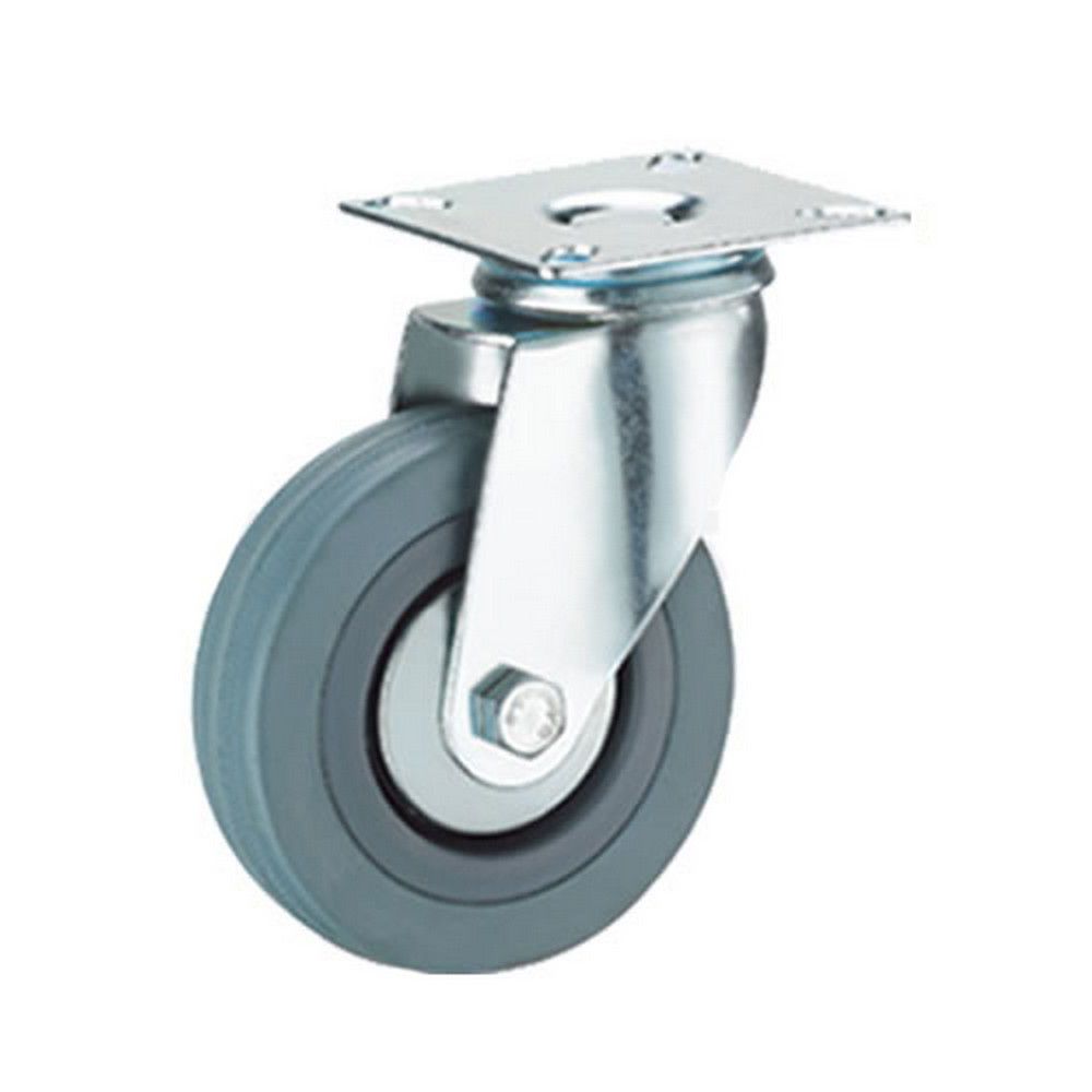 Ρόδα Cresman grey rubber 65mm 60kg ρόδα φρένο
