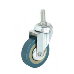 Ρόδα Cresman grey rubber 50mm m10mm 50kg ρόδα περιστρεφόμενο με αξονάκι
