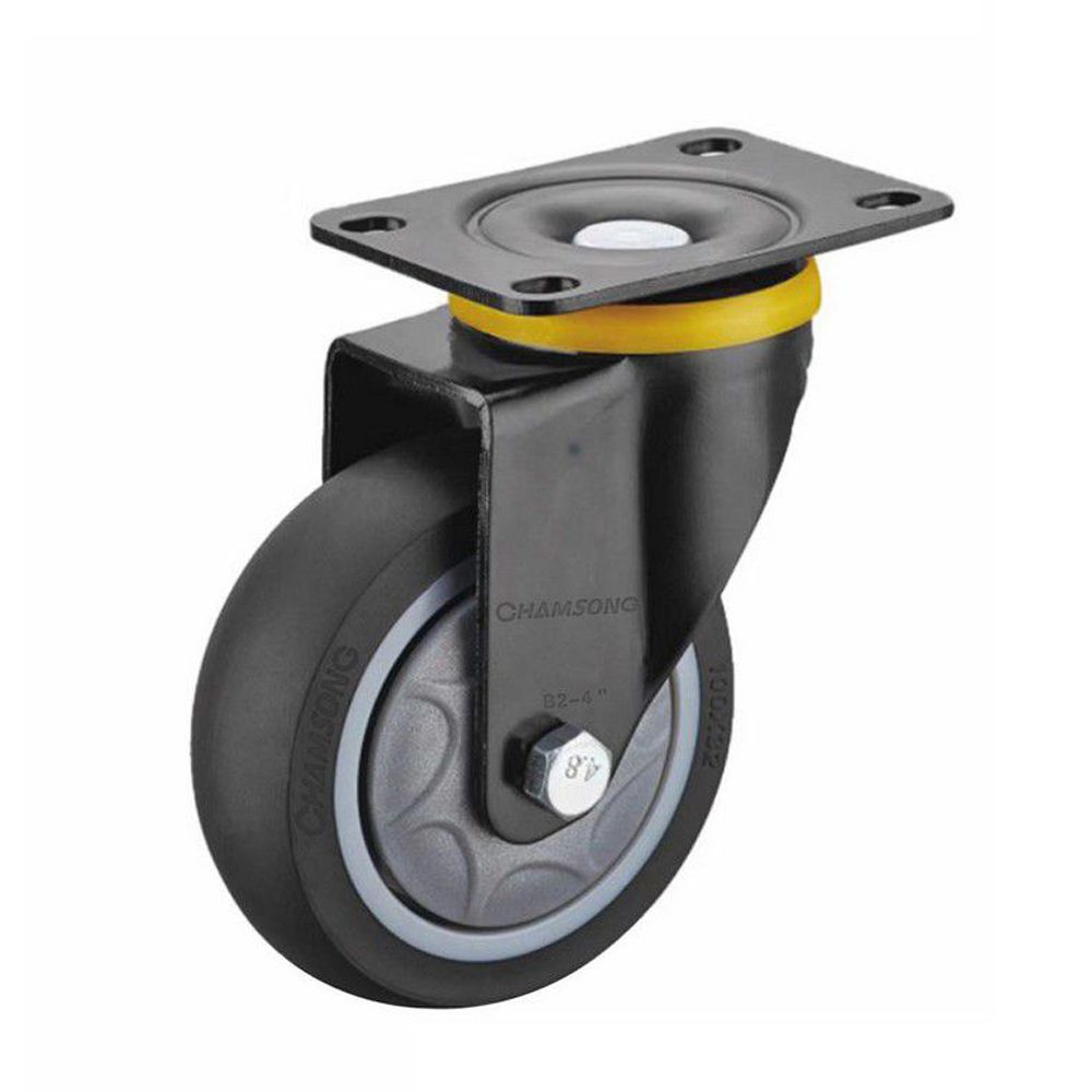 Ρόδα Cresman tpr 100mm 105kg ρόδα (130mm συνολίκό μέγεθος) (πλάτος 32mm) σταθερή
