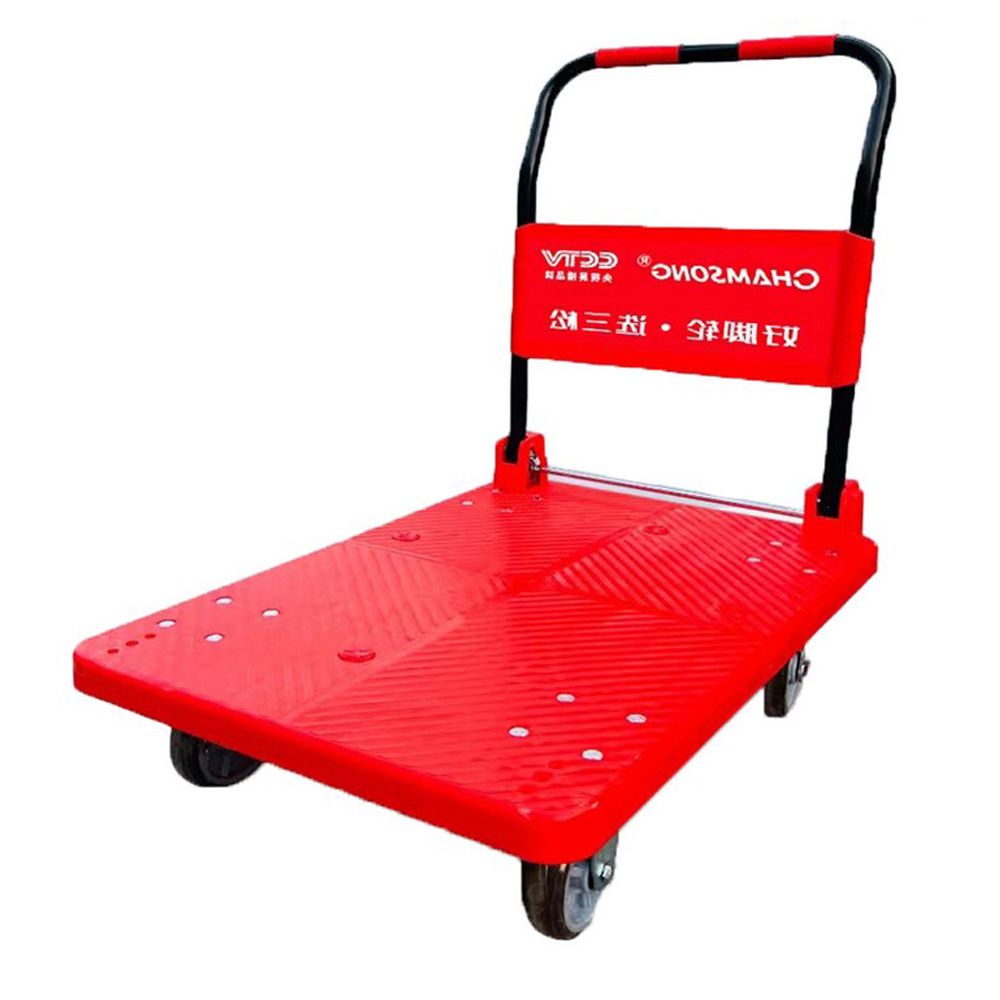 Καρότσι πλατφόρμα αναδιπλούμενο 4 ρόδες 380kg 60x90cm Chamsong (διάμετρος ρόδας 12cm)
