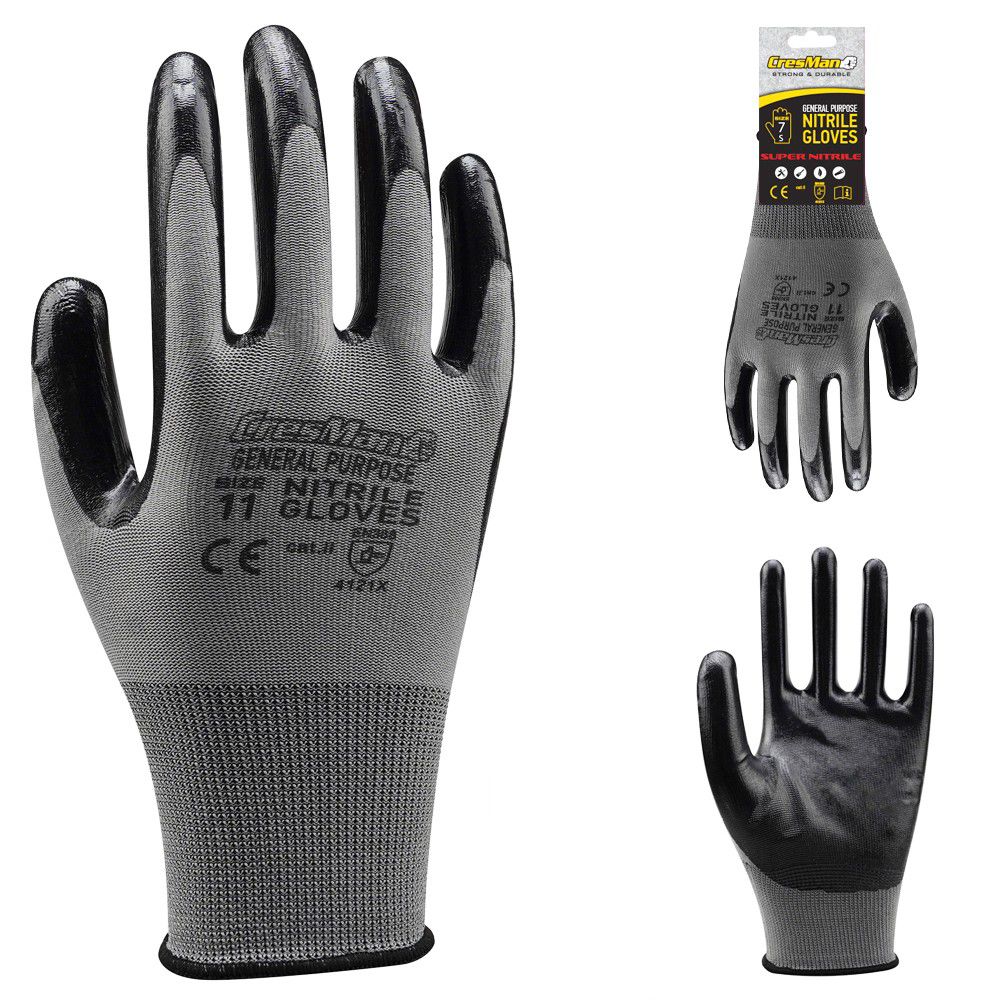 Γάντια νιτριλίου Cresman super nitrile 50G Ν. 7