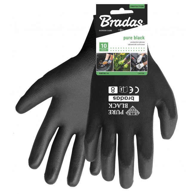 Γάντια Νιτριλίου Pure Black Μαύρα No11 Bradas - RWPBC11 - Image 2