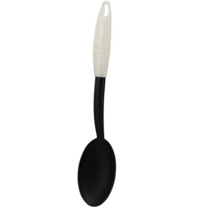 Κουτάλα Πλαστική Λευκό-Μαύρο 32cm Qlux- 8693395003804