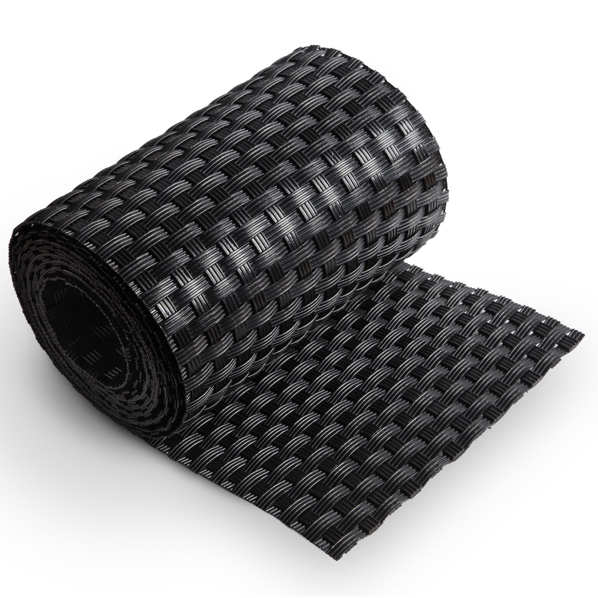Λωρίδα Φράχτη Rattan Μαύρη 19x255cm Rattanart - SG03650RD04