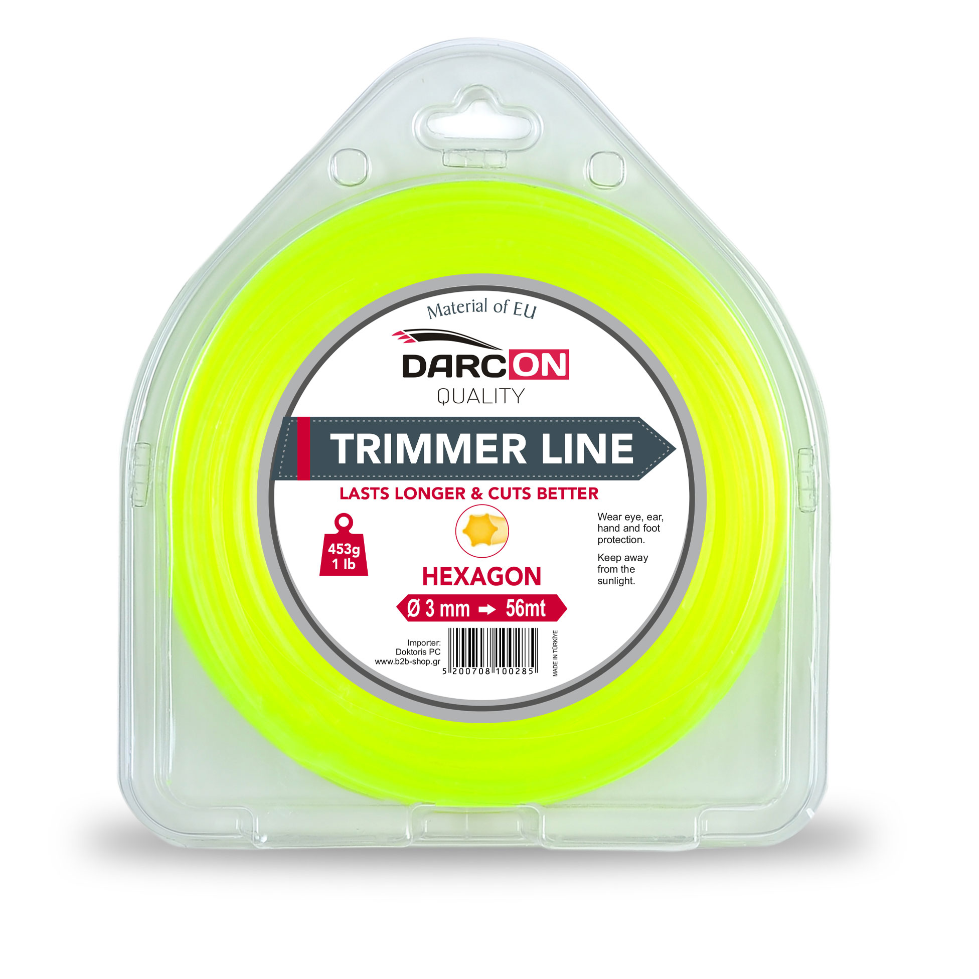 Μεσινέζα Εξάγωνη 3mm-56m Darcon - 100285