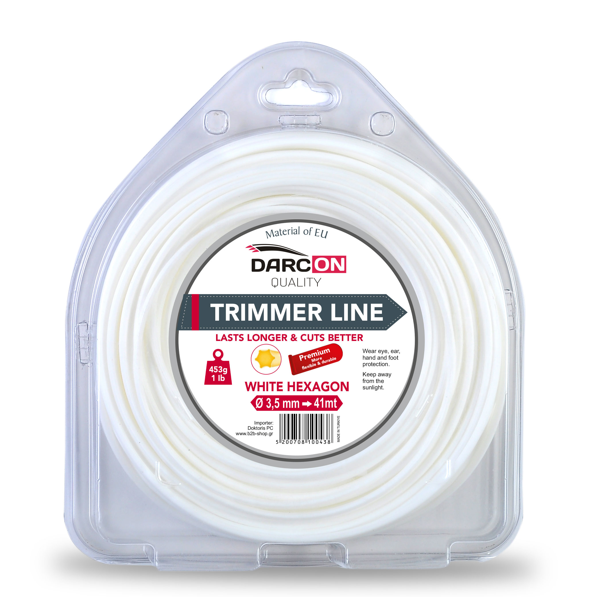 Μεσινέζα Εξάγωνη Premium 3.5mm-41m Darcon - 100438