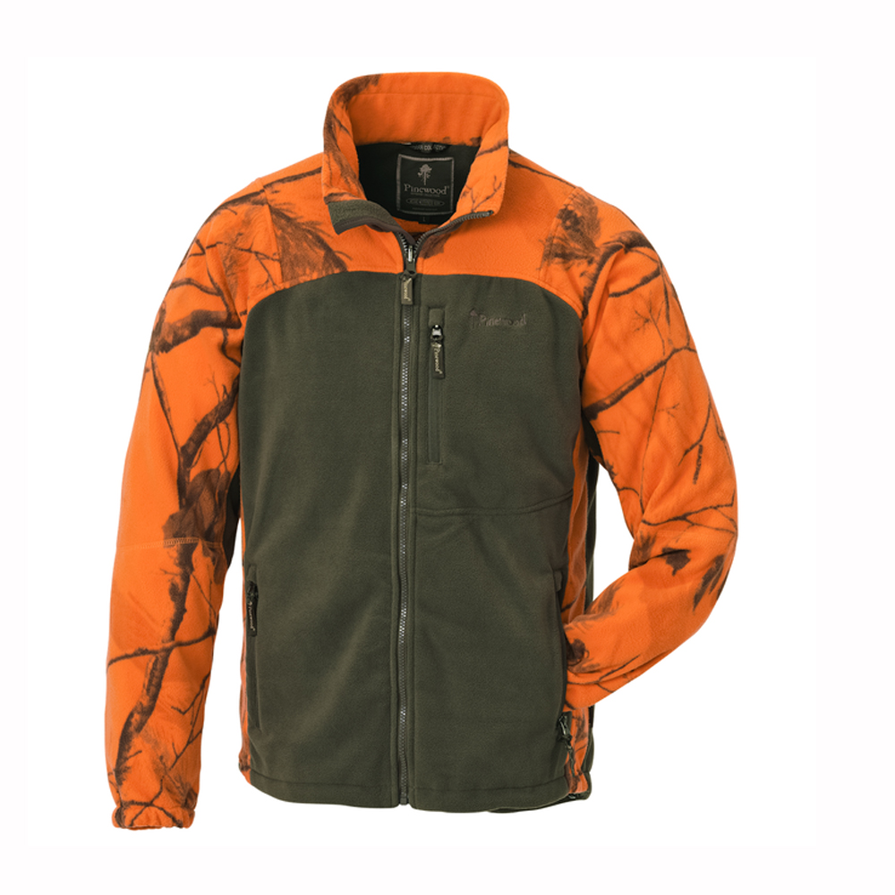 Pinewood Oviken-Fudural 8761 Κυνηγετική Ζακέτα Fleece Παραλλαγής Πορτοκαλί-Καφέ