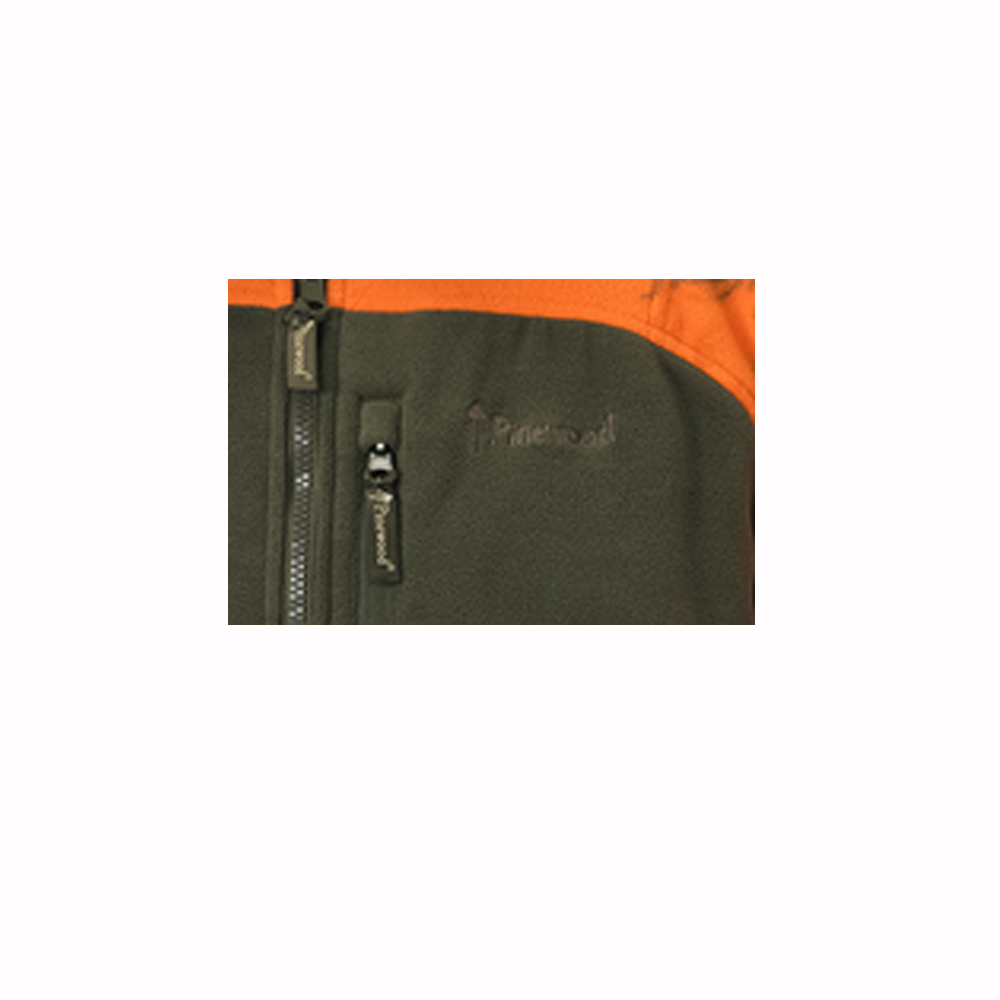 Pinewood Oviken-Fudural 8761 Κυνηγετική Ζακέτα Fleece Παραλλαγής Πορτοκαλί-Καφέ - Image 2