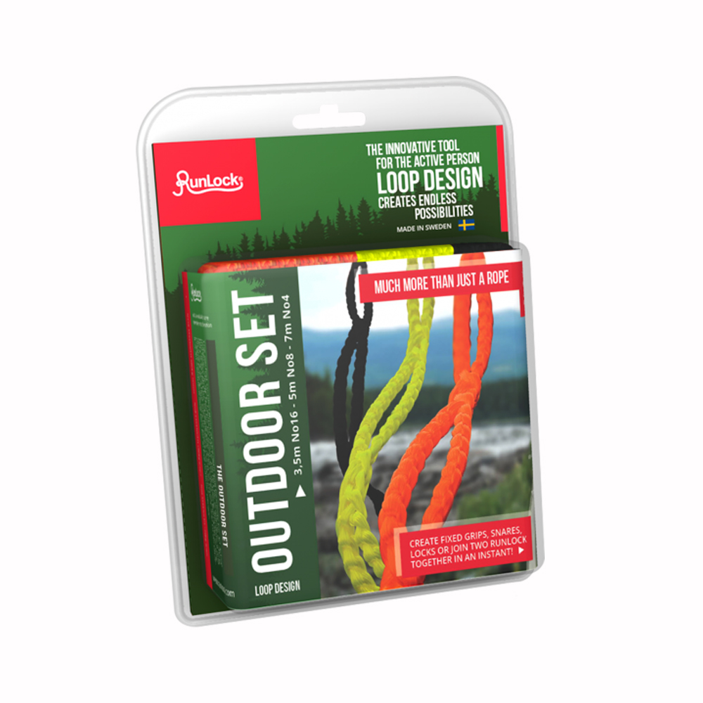 Runlock Outdoor Set 3 Σχοινιών 3.50m - 7m