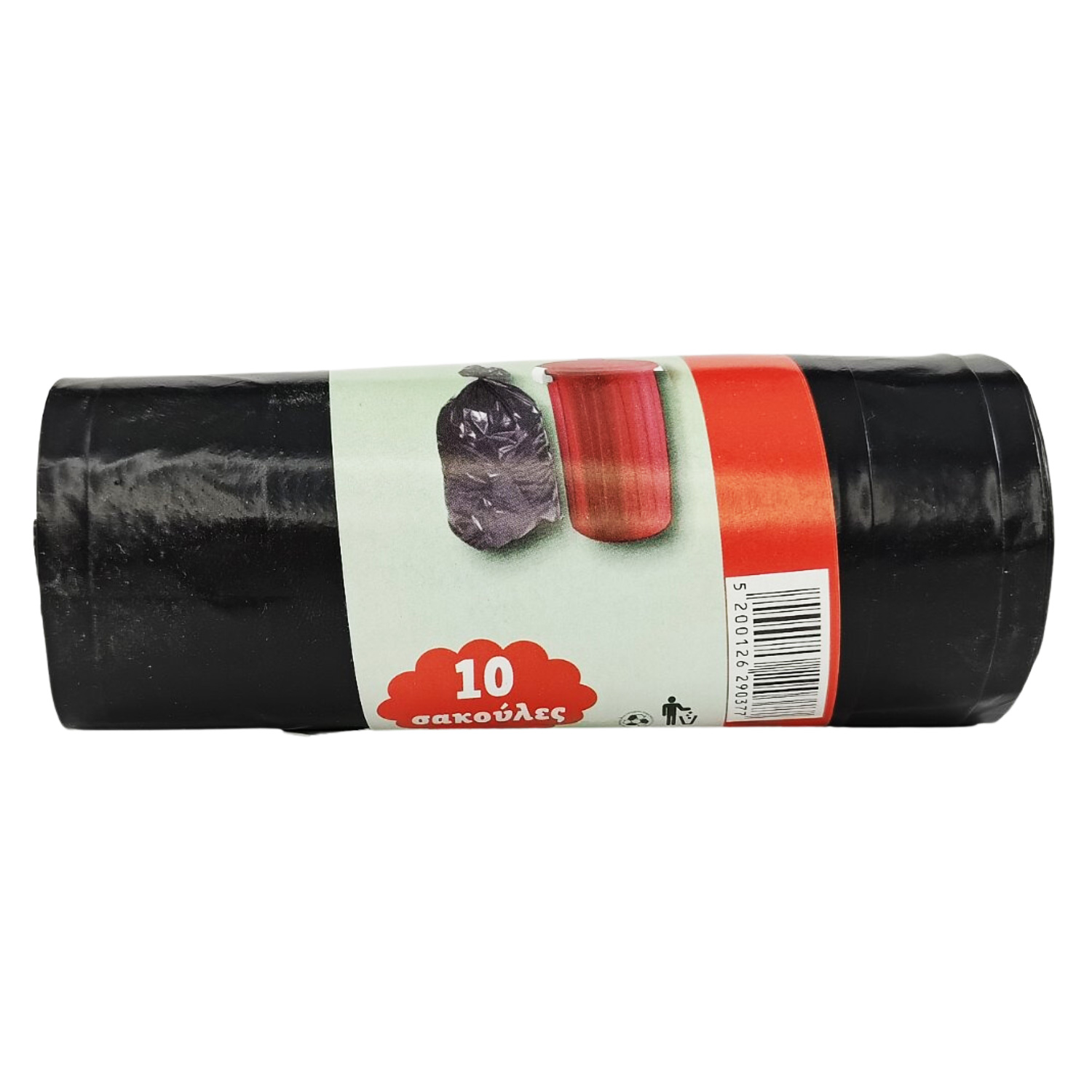 Σακούλες Απορριμμάτων 10τμ Σε Ρολό 52x75cm