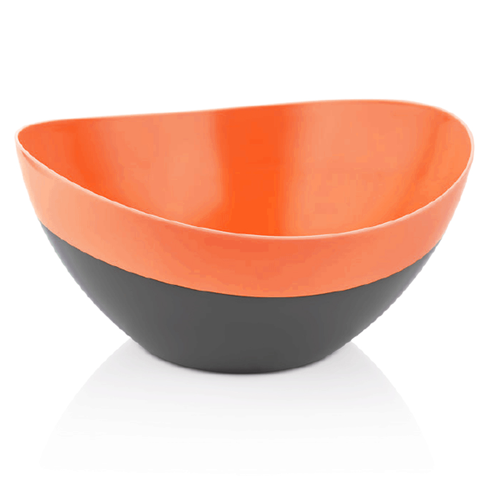Σαλατιέρα Πορτοκαλί Πλαστική 27 x 25 x 11cm 3lt Qlux - 8693395004901