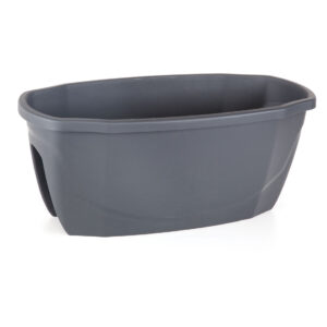 Ζαρντινιέρα Emerald Ανθρακί 58x29x24cm 15.5L Serinova - 8680648602595