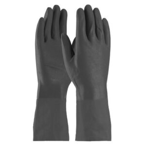 Γάντια μαύρα latex 200g XL 35cm