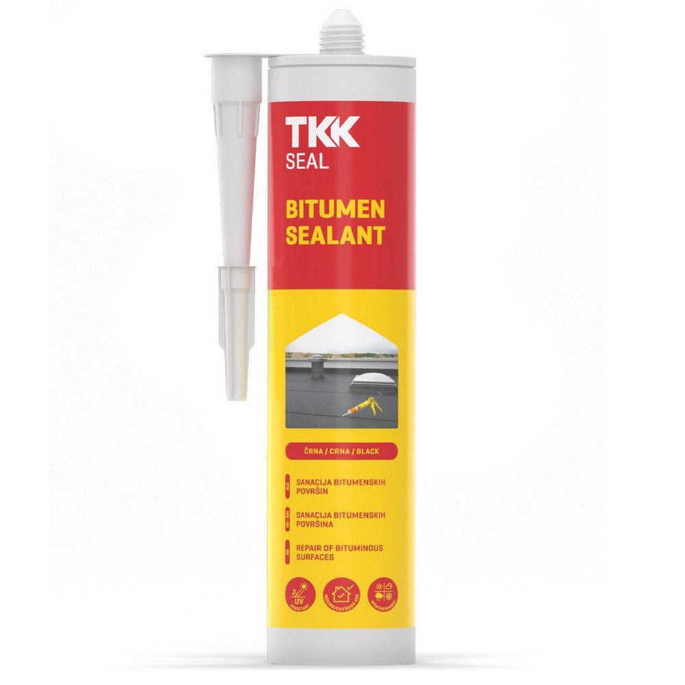 Πίσσα σφράγγισης αρμών φύσιγγα Tkk tekadom bitumen 300ml 159558