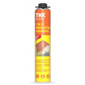 Αφρός πιστολιού Tkk πολυουρεθάνης 800ml για την επικόλληση θερμομονωτικών πλακών 158757