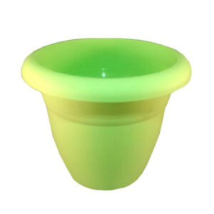 Γλάστρα Στρόγγυλη Πλαστική Λαχανί 19x16cm 2.1L Micplast - 11017706