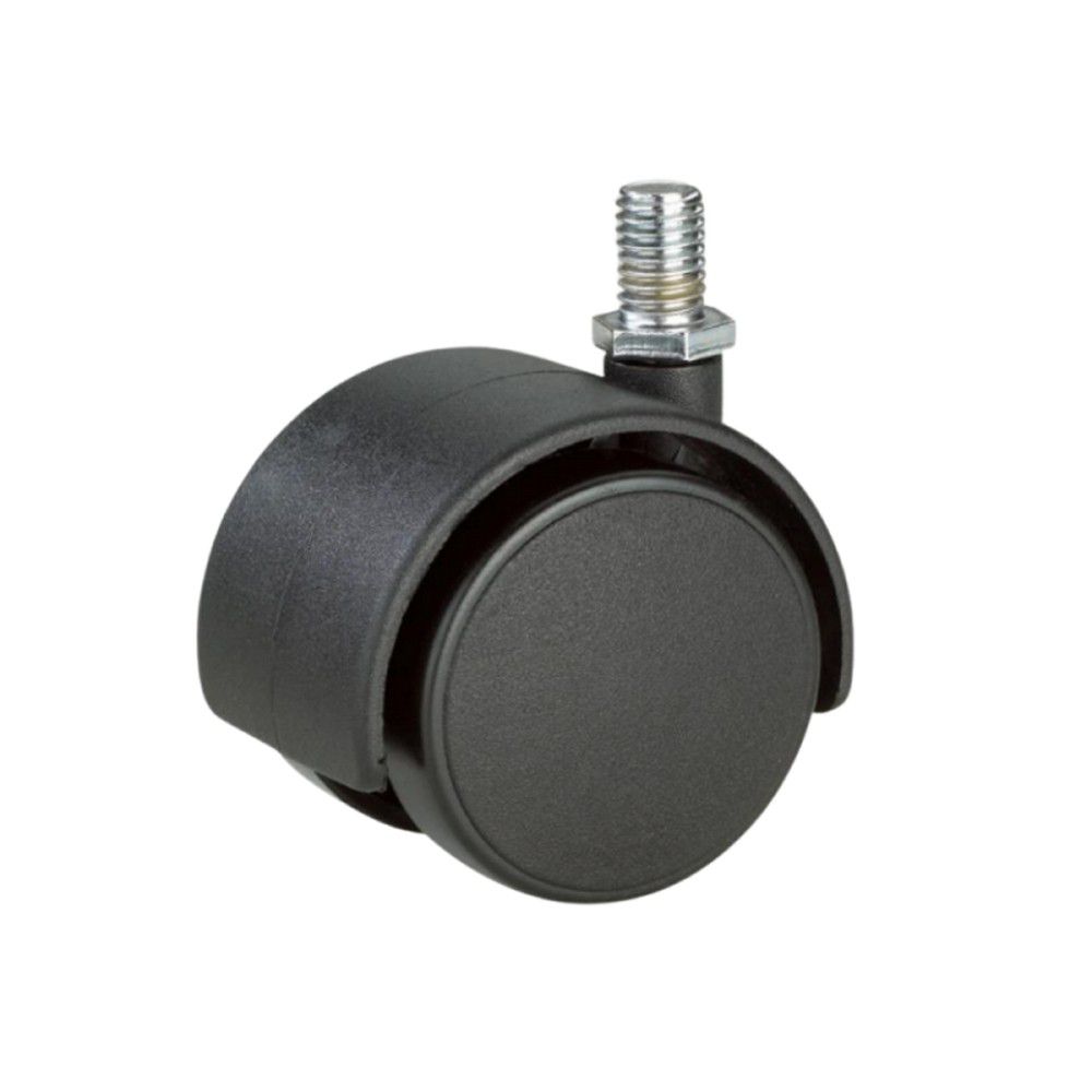 Ροδάκι επίπλων διπλό 40mm με αξονάκι m8 15kg ρόδα