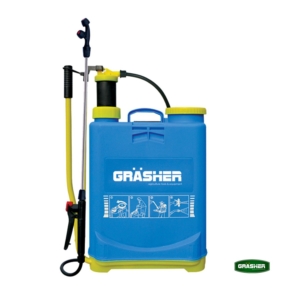 Grasher Ψεκαστήρας Προπιέσεως Πλάτης 16lt