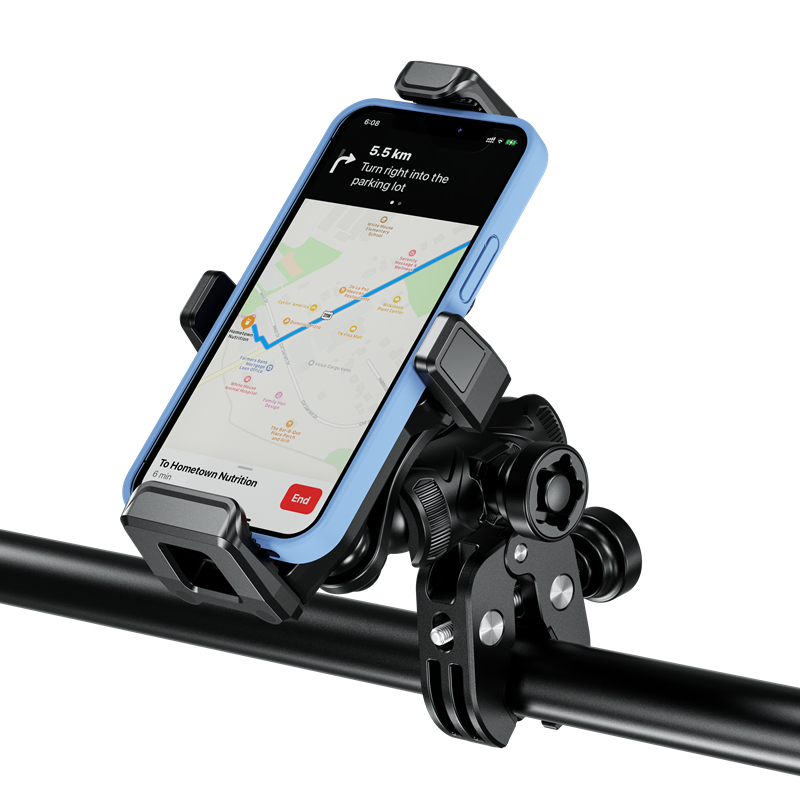 Kewig M25 Αντικραδασμική Βάση Κινητού 4.5"έως 7.2" για Μηχανή/Ποδήλατο με Ασφαλές Κλείδωμα - Image 2