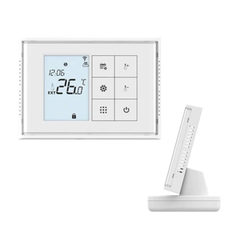 Hysen HY010RF Θερμοστάτης Smart με Wi-Fi και LCD Τηλεκοντρόλ Ρύθμισης Θερμοκρασίας - Image 2