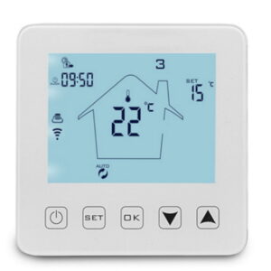 Hysen HY08WE-4-WIFI Έξυπνος Θερμοστάτης καλοριφέρ Smart WiFi & Internet control  (WH)