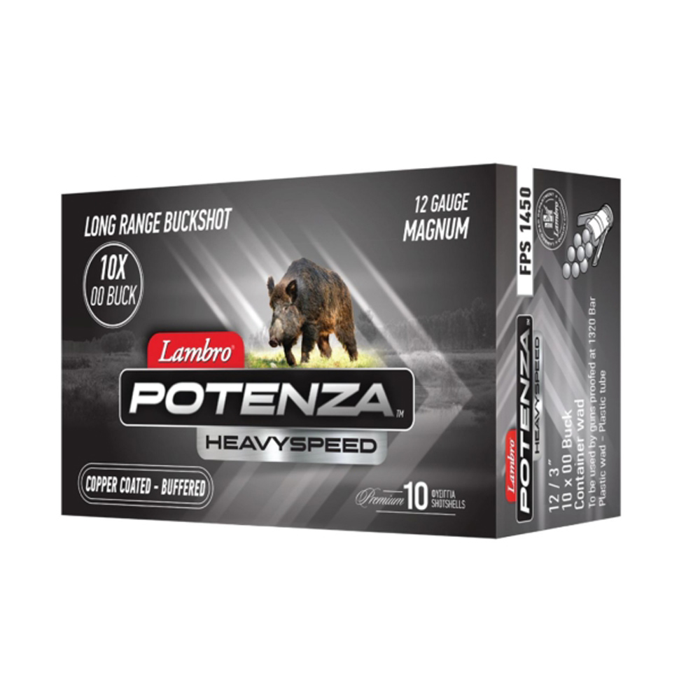 Lambro Potenza Heavy Speed Magnum Φυσίγγια cal12 76mm 10τμχ 10βολο