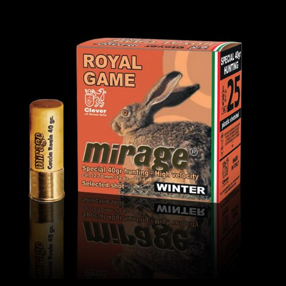 Clever T4 Mirage Royal Game Winter H.P. Φυσίγγια cal12 70mm 40gr 25τμχ
