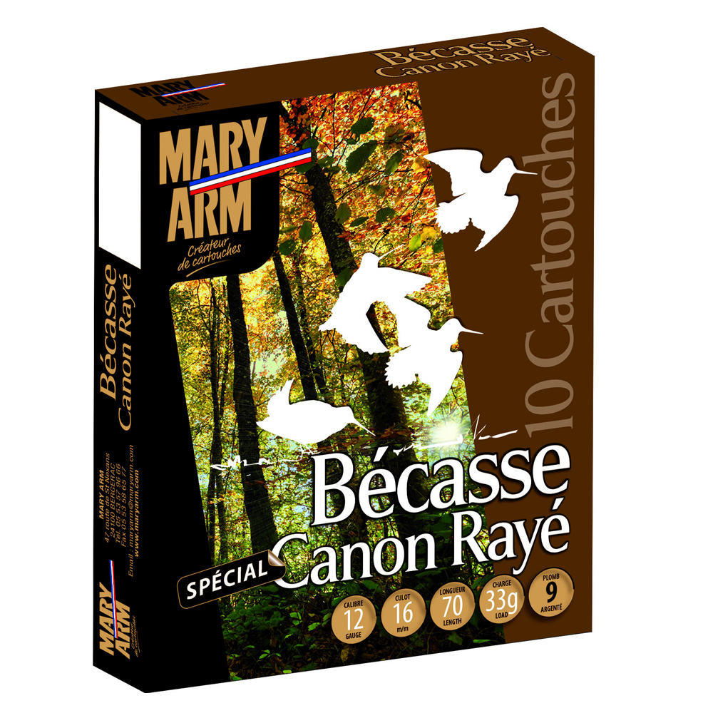 Mary Arm Becasse Canon Raye Φυσίγγια cal12 70mm 33gr 10τμχ No9