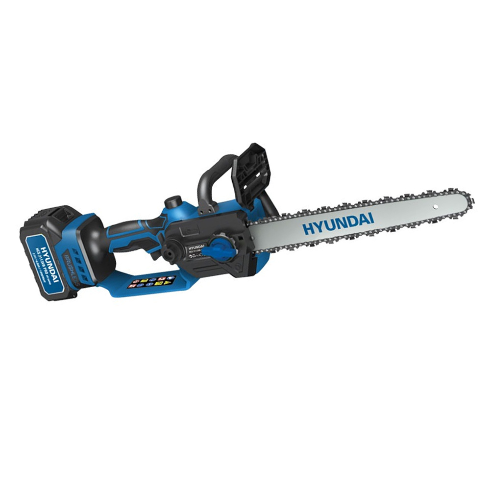 Hyundai HCS 2113VB Pro Αλυσοπρίονο Μπαταρίας με 2 Μπαταρίες 21V - 4000mAh & Φορτιστή