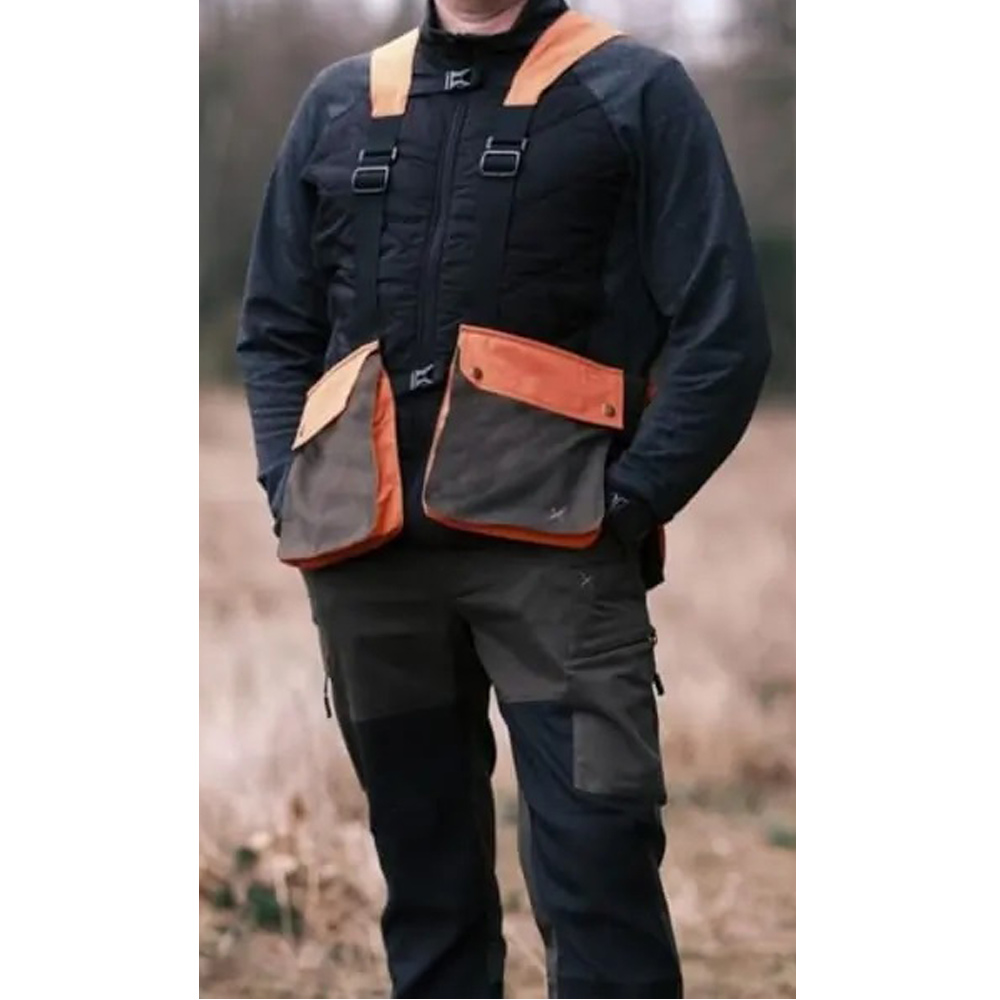 Shaggy Breeches Nordic Path Ivar Κυνηγετικό Γιλέκο Καφέ - Πορτοκαλί - Image 3