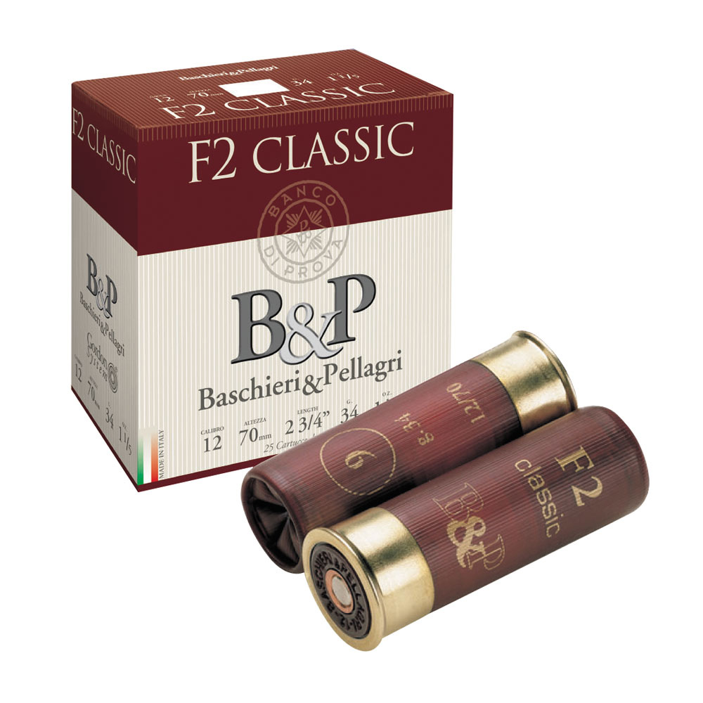 Baschieri & Pellagri F2 Classic Φυσίγγια cal12 70mm 34gr 25τμχ