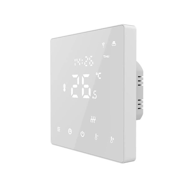 Hysen HY608 WIFI Ψηφιακός Θερμοστάτης Smart για Αέριο/Πετρέλαιο (3A/Οθόνη Led/Φωνητικές Εντολές/Εφαρμογή) White - Image 2