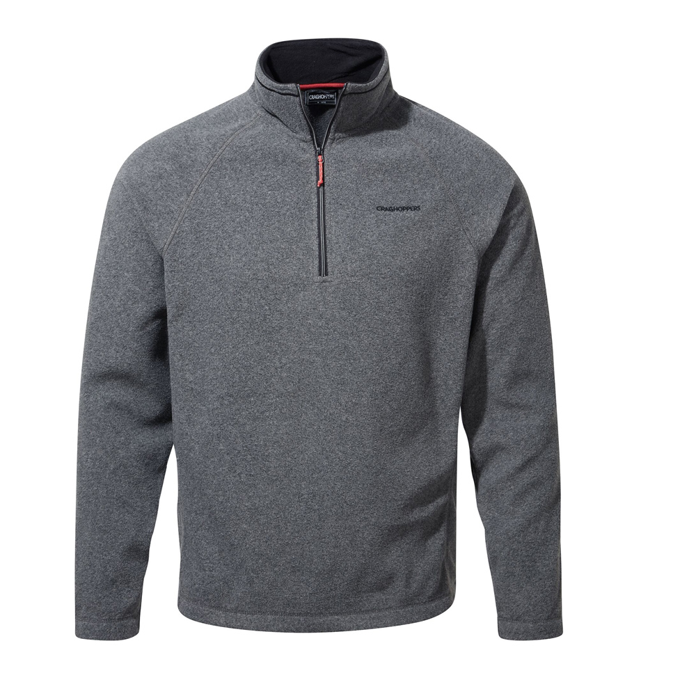 Craghoppers CMA1287 Corey Vi Half Zip Μπλούζα Fleece Γκρι-Μαύρο