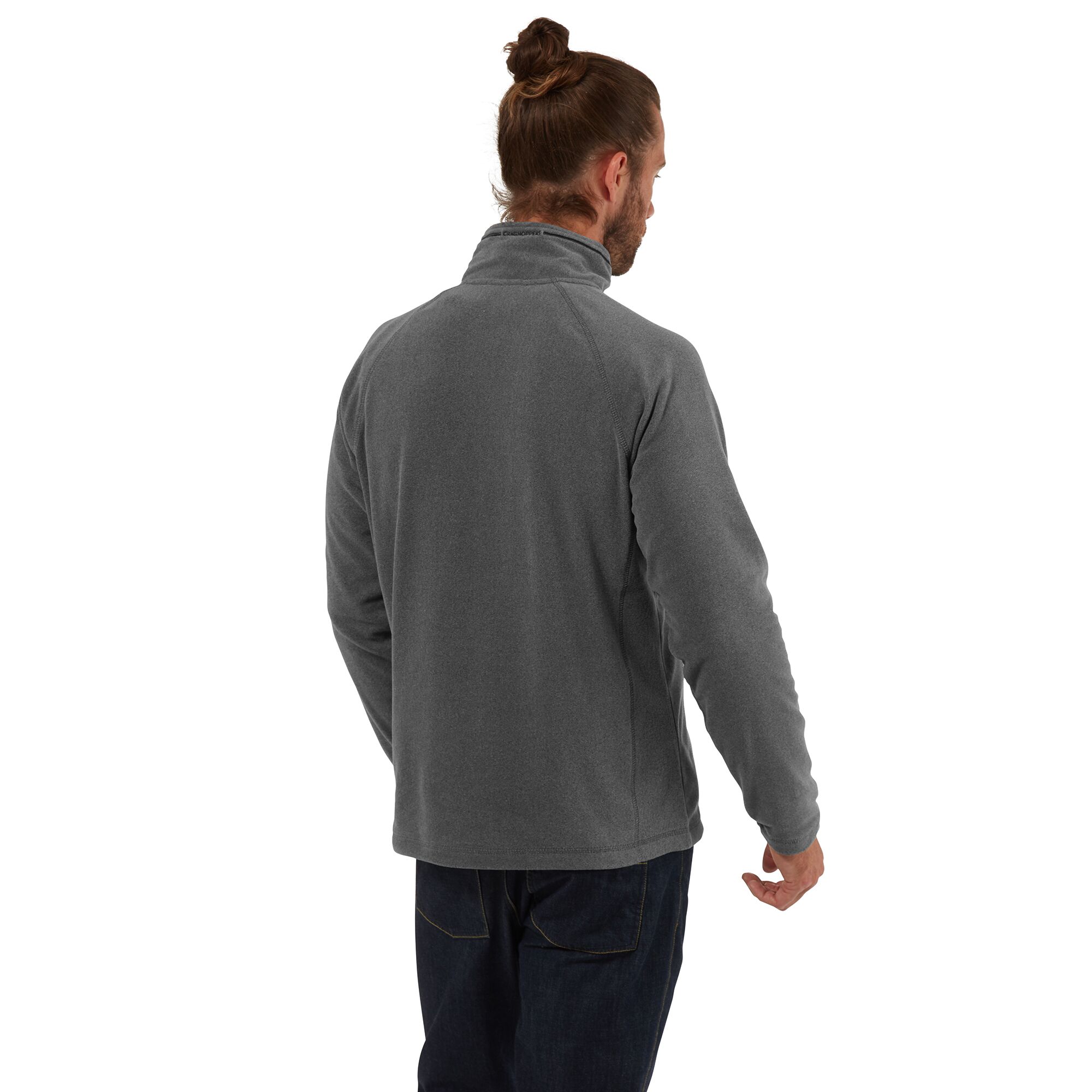 Craghoppers CMA1287 Corey Vi Half Zip Μπλούζα Fleece Γκρι-Μαύρο - Image 4