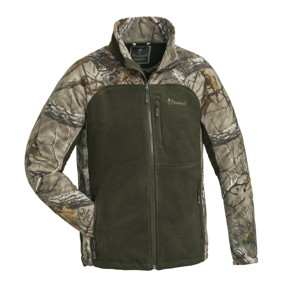 Pinewood Oviken-Fudural 8761 Κυνηγετική Ζακέτα Fleece Παραλλαγής Πράσινο