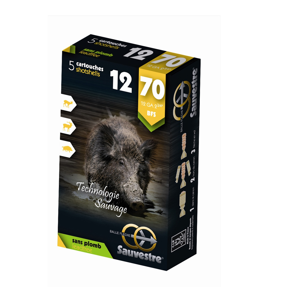 Sauvestre BFS Non Lead Φυσίγγια cal12 70mm 21gr 5τμχ Μονόβολο