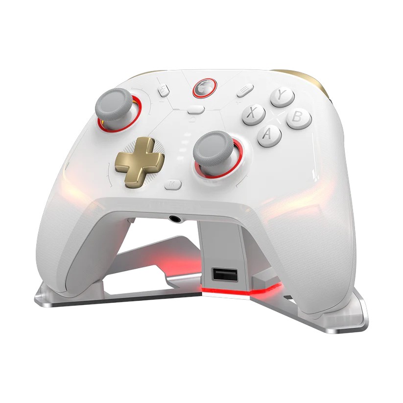 GameSir Cyclone 2 Multiplatform Controller Charging St. Edition (Bluetooth/USB-C/Ασύρματο) (PC/Switch/iOS/Android) Phantom White - Image 6