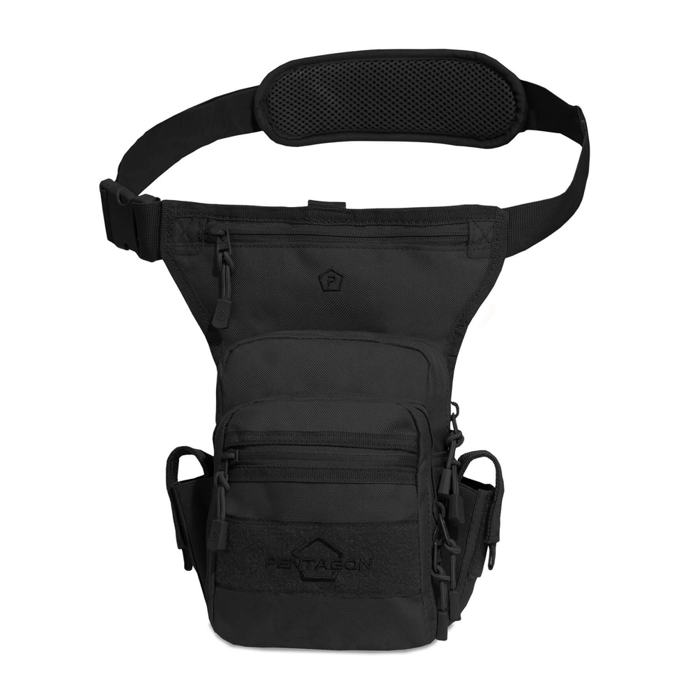 Pentagon Max-S 2.0 K16023 Τσαντάκι Μέσης - Μηρού 3.7lt Μαύρο