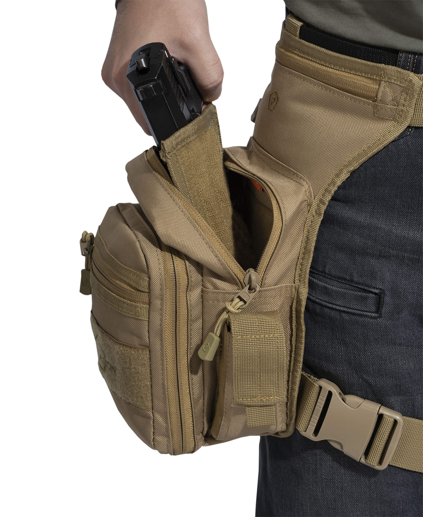 Pentagon Max-S 2.0 K16023 Τσαντάκι Μέσης - Μηρού 3.7lt Μαύρο - Image 4