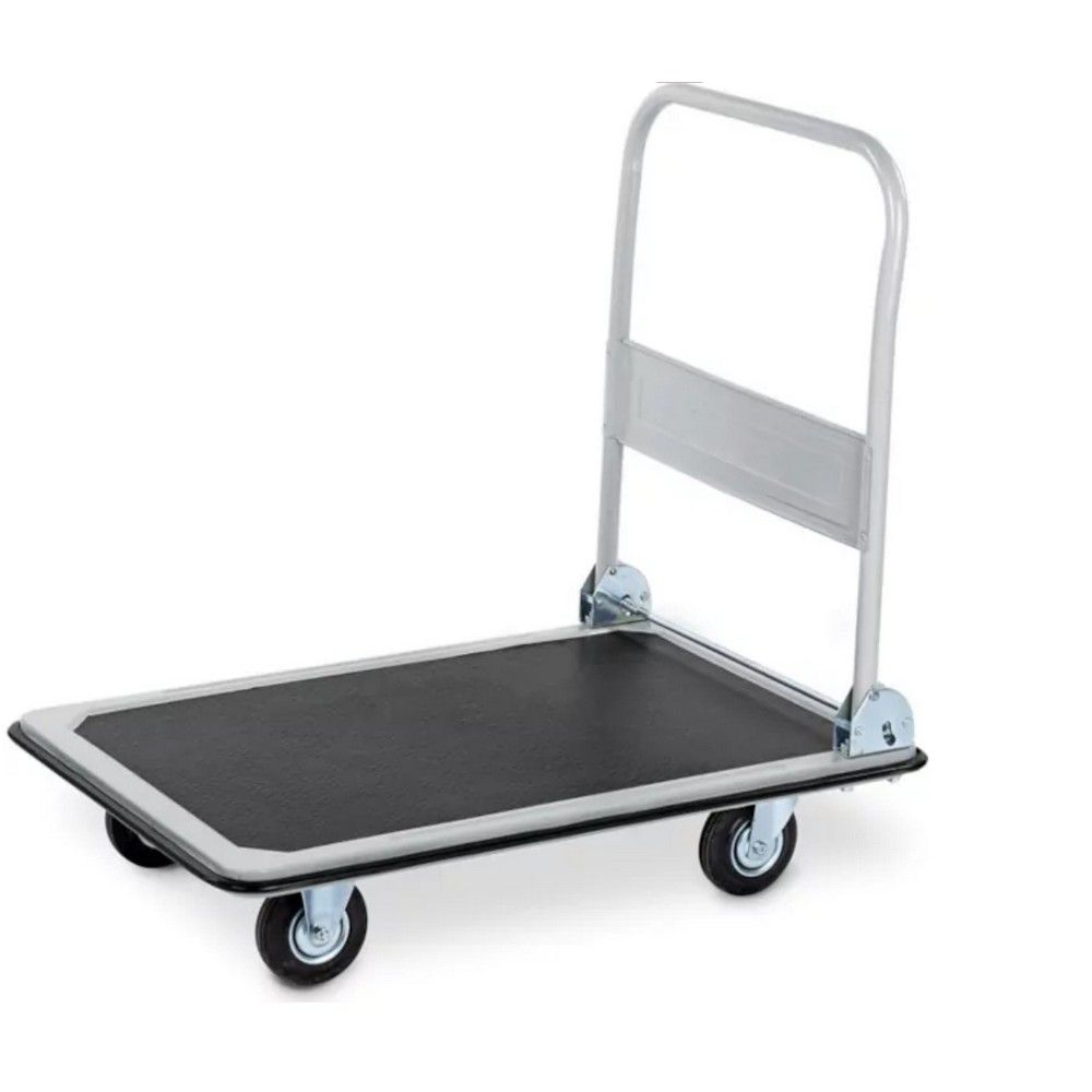 Καρότσι πλατφόρμα αναδιπλούμενο 4 ρόδες 150kg 47.5X73.5cm (διάμετρος ρόδας 10cm)