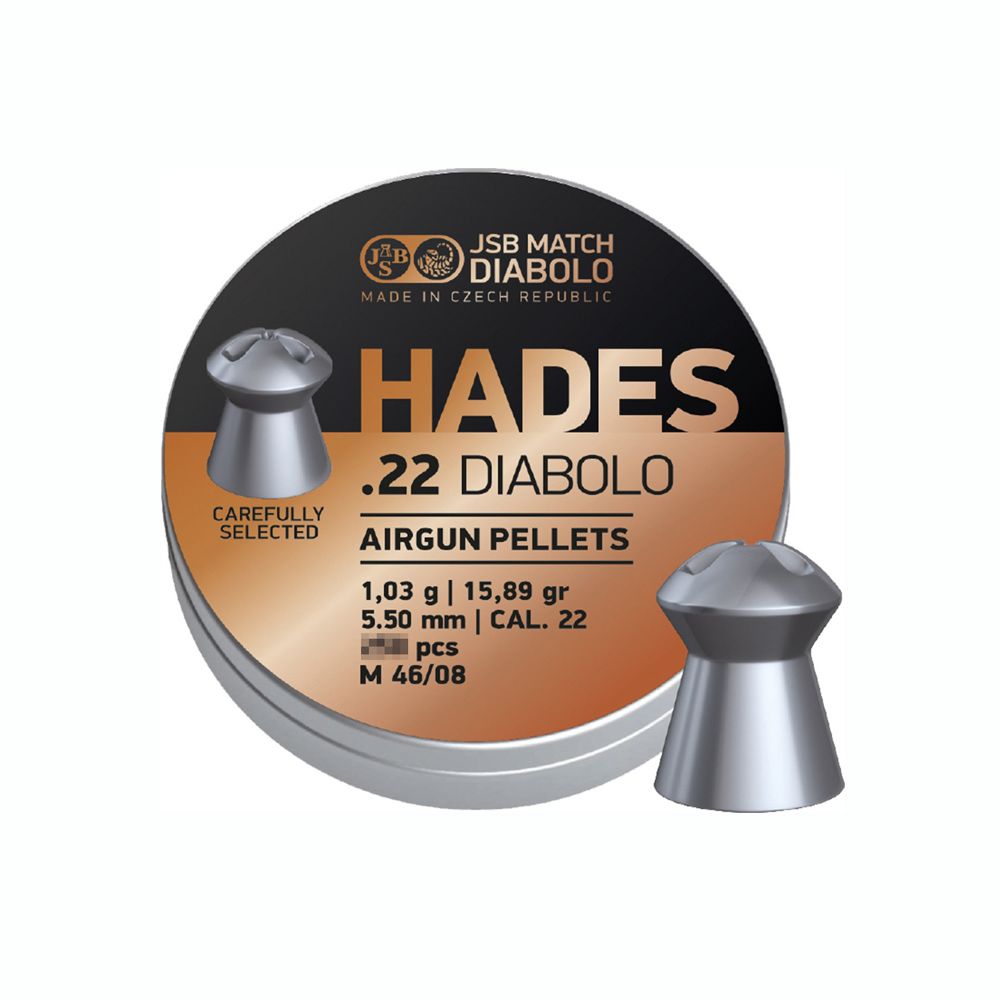 JSB Hades.22 Diabolo Βολίδες Αεροβόλου 1.03gr 5.5mm 500τμχ