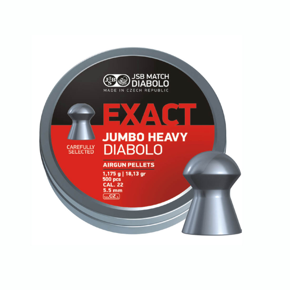 JSB Exact Jumbo Heavy Diabolo Βολίδες Αεροβόλου 1.175gr 5.5mm 500τμχ