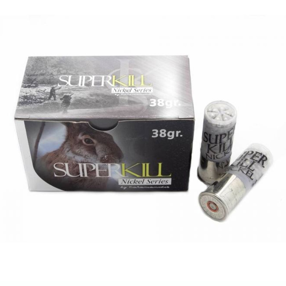 Superkill Nickel Series Φυσίγγια cal12 70mm 38gr 15τμχ