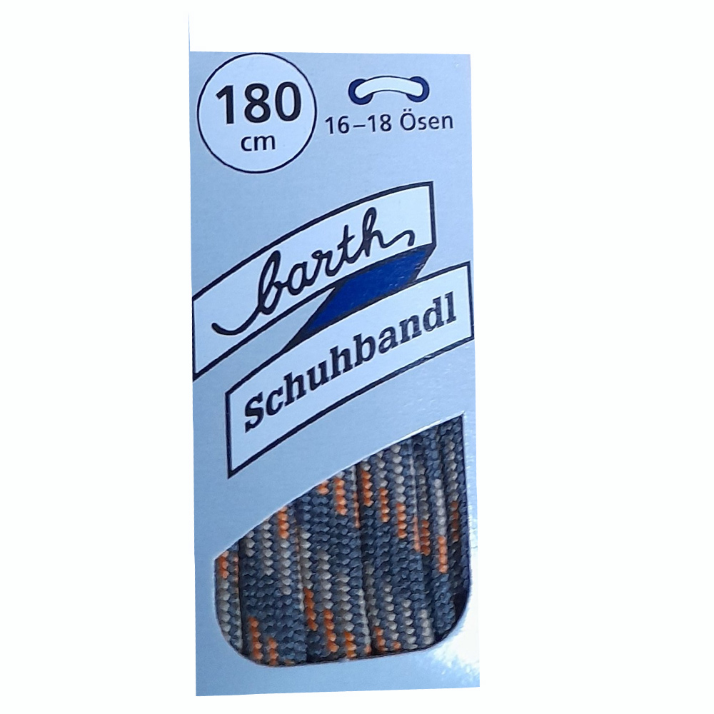 Barth 3262K-300 Κορδόνια Πλακέ Καφέ Πορτοκαλί 180cm