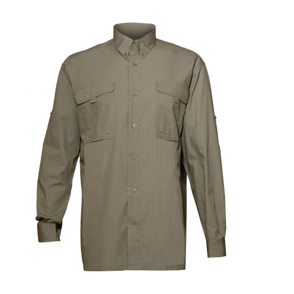 Toxotis S209 Poplin Κυνηγετικό Πουκάμισο Χακί